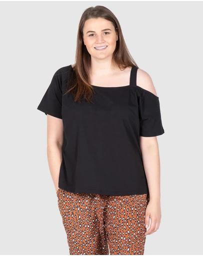 Love Your Wardrobe - Asymmetrical One Shoulder Tee