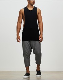 Surrounded By Ghosts - The Titanium Rib Knit Muscle T-Shirt