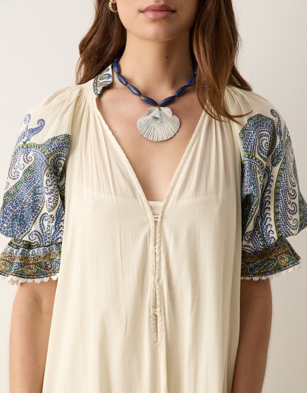 BOTEH - Arcadia Paisley Puff Sleeve Maxi Dress