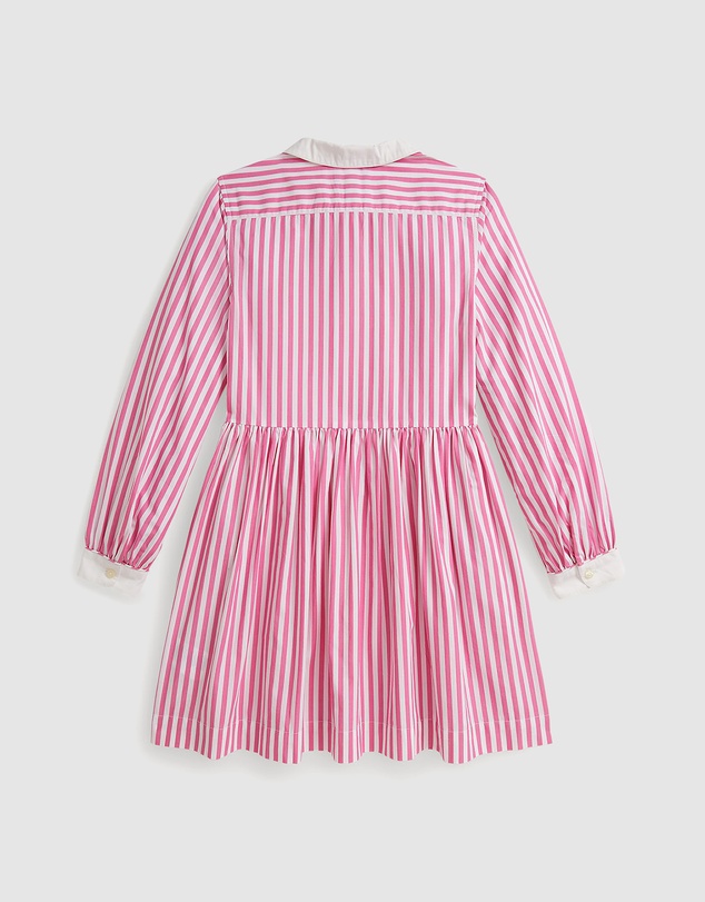 Polo Ralph Lauren - Striped Cotton Poplin Shirtdress - Teens