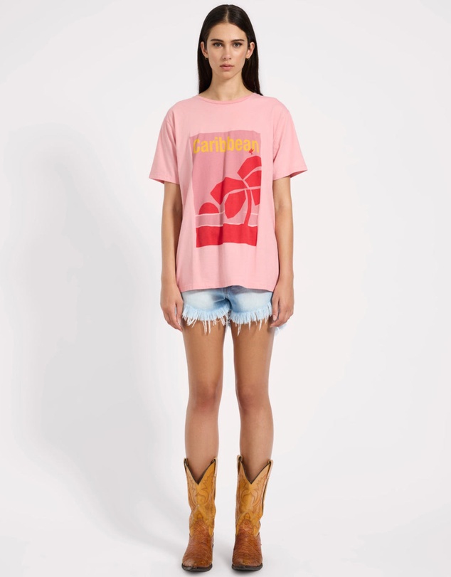 ONE TEASPOON - Caribbean Boyfriend Tee - Pink