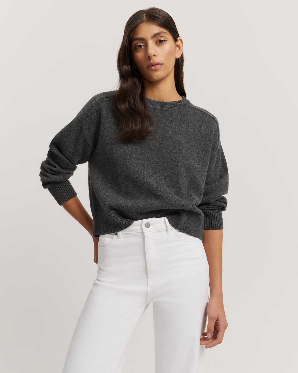 Crop Crew Neck Knit by Country Road Online | THE ICONIC | Australia