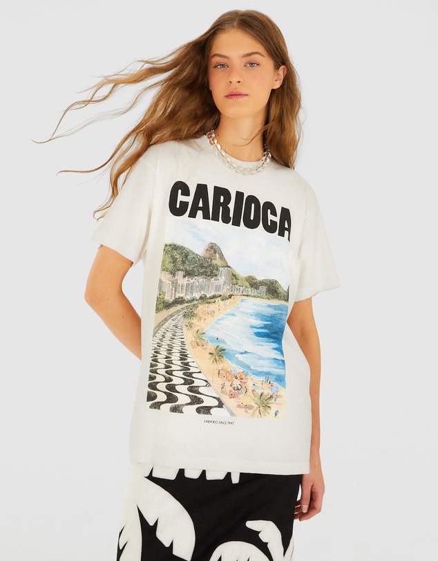 Farm Rio - Landscape Carioca Relaxed T-Shirt