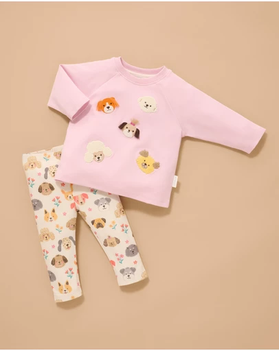 Purebaby - Thick Leggings-Kids-Babies