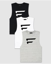 First Division - 3-Pack Performance Logo Tank
