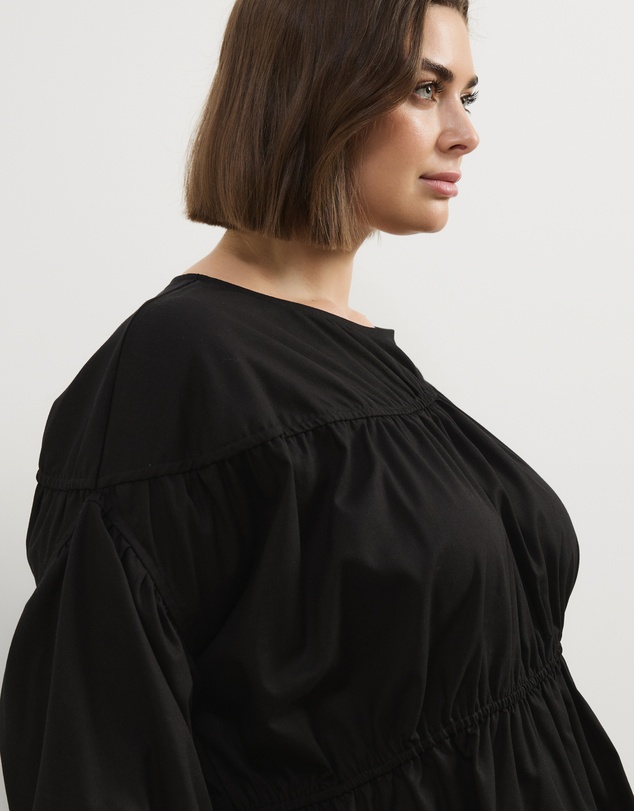Atmos&Here Curvy - Cressida Cotton Smock Top