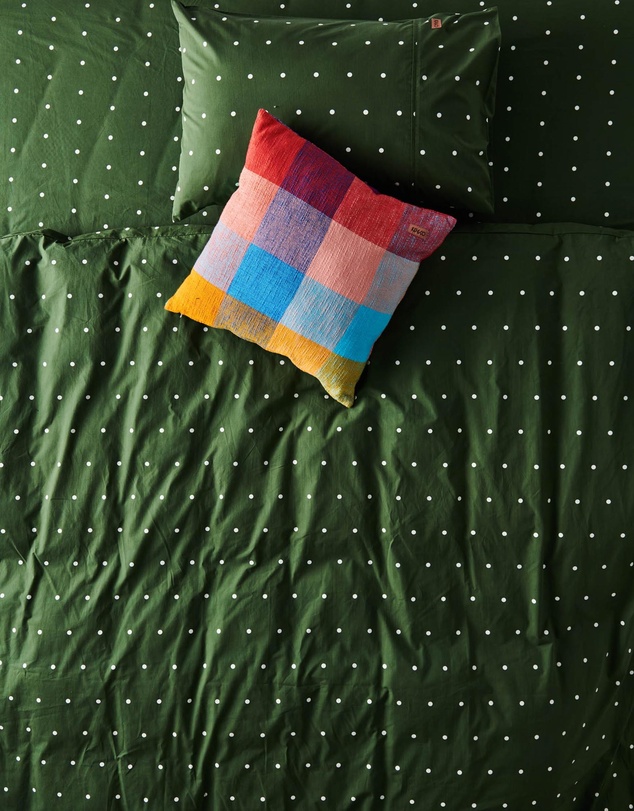 Kip&Co - Polkadot Cactus Organic Cotton Fitted Sheet - Babies