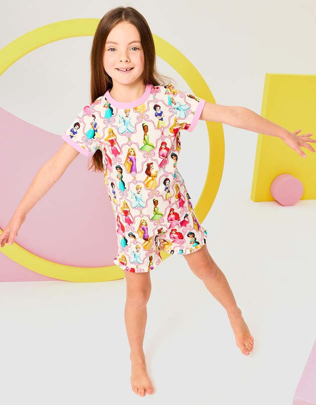 Rock Your Kid - Disney Princess Bow Short Pyjama Set - ICONIC EXCLUSIVE - Kids-Teens