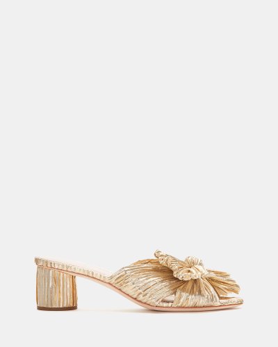Emilia Pleated Knot Mules