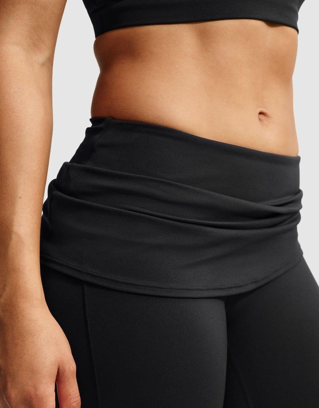 Nike - Zenvy Dri-FIT Mid-Rise Pants with Layered Skirt