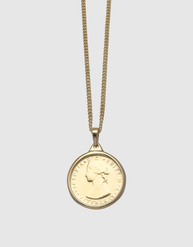 Von Treskow - Sixpence Sized Coin Necklace
