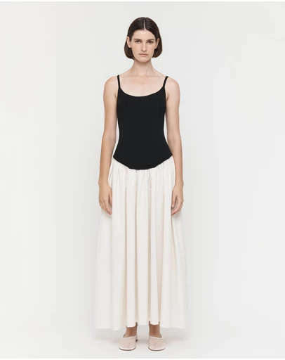 FRIEND of AUDREY - The Drop-waist Full Dress