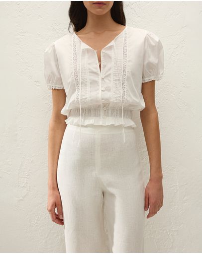 Fresco Lace White