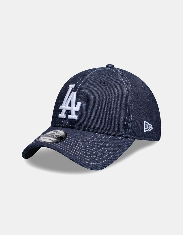 New Era - 9TWENTY Los Angeles Dodgers Washed Denim Strapback Cap