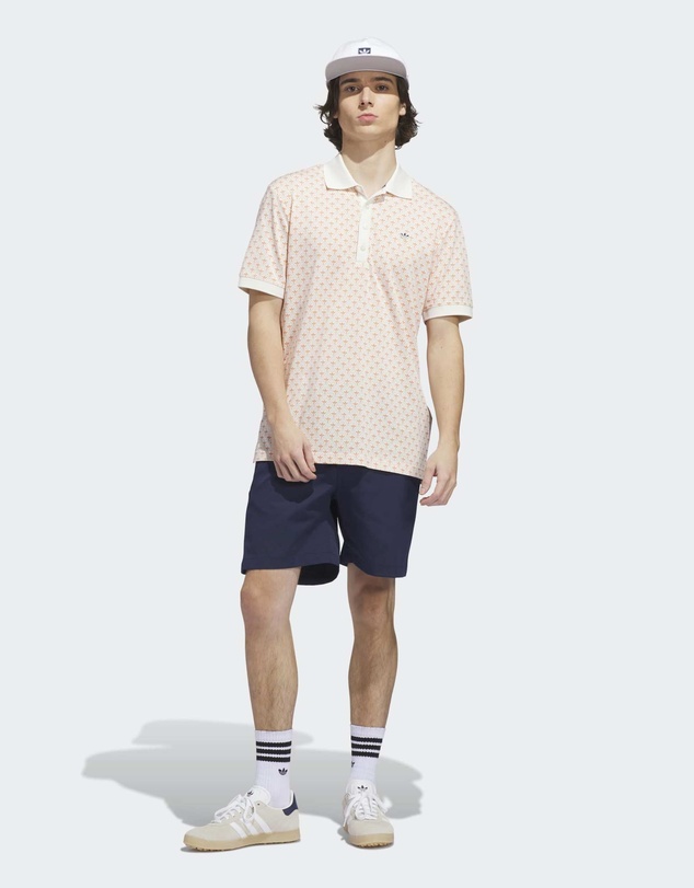 adidas Originals - Originals All Over Trefoil Polo Mens