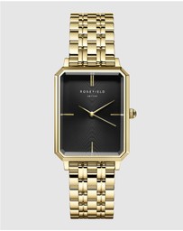 Rosefield - The Octagon - Gold With Black Dial