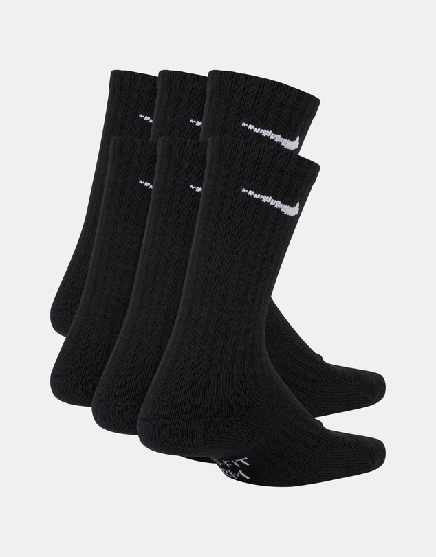 Nike - 6-Pack Cushioned Crew Socks - Teens