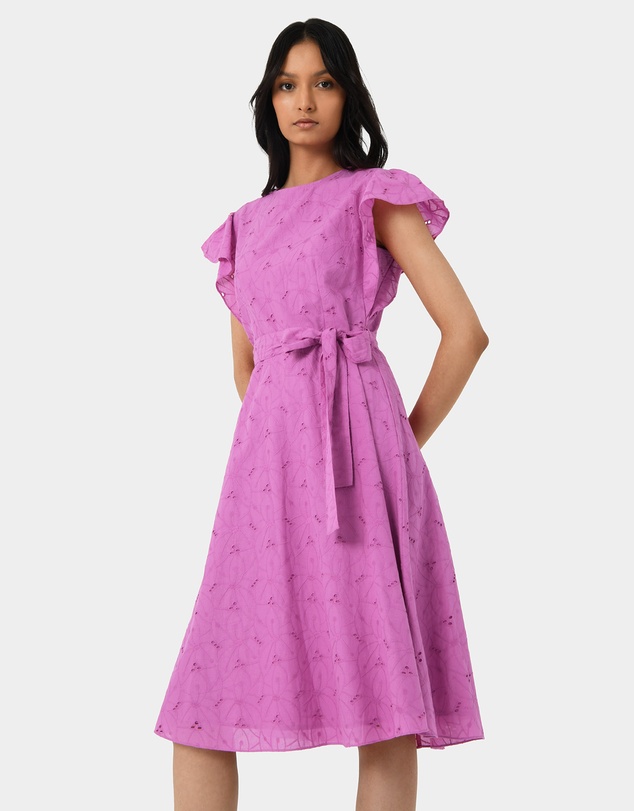 Forcast - Kavya Tie-Waist Cotton Dress