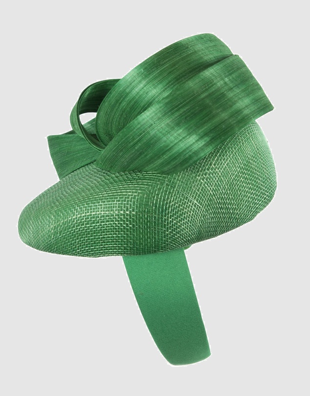 Max Alexander - Green Pillbox Racing Fascinator