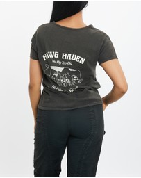 Vintage by The Real Deal - Pre Loved - 1988 3D Emblem Harley Davidson Tee