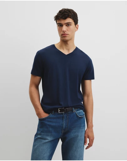 Country Road - Pima Cotton V-neck T-shirt