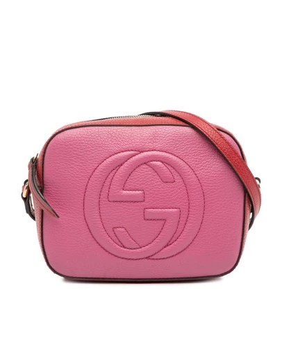 Pre-Loved by Azura Reborn - Pre-Loved Small Bicolor Leather Soho Disco Crossbody