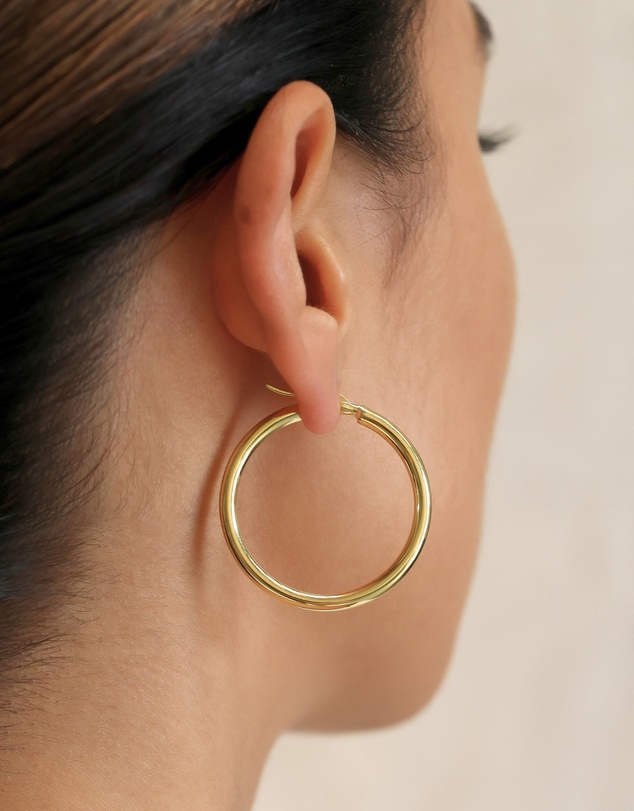 SAINT VALENTINE - Classic Hoops Large - Gold