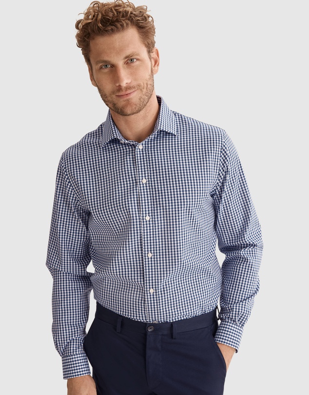 Country Road - Regular Fit Gingham Travel Shirt
