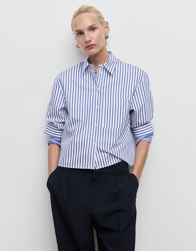 M.N.G - Low-Rise Wide-Leg Trousers