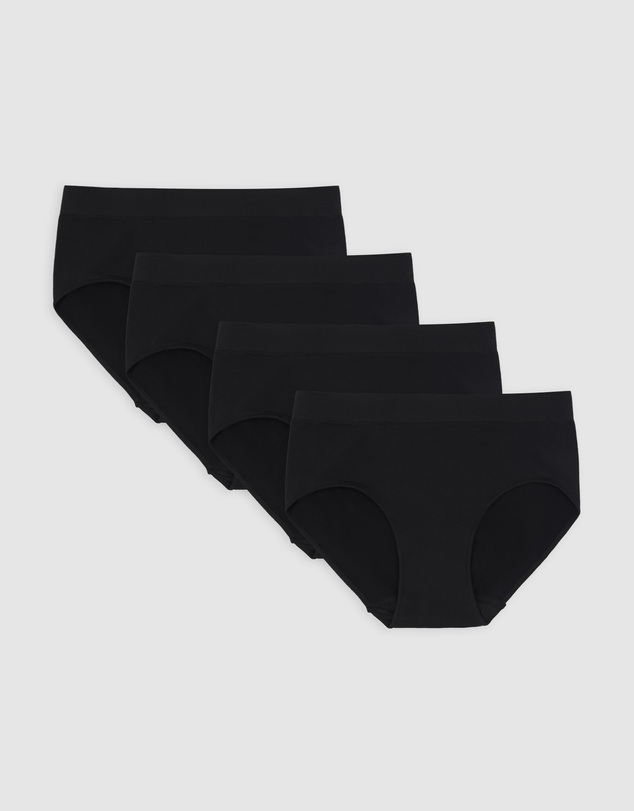 Ambra - 4 Pack Bare Essentials Recycled Nylon Midi Brief