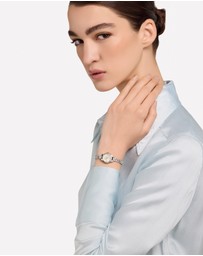 Furla - Mini Shape Silver-Tone with Crystals Bracelet Watch