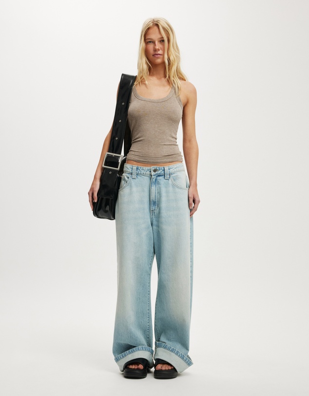 Cotton On - Sheer Layer Scoop Tank