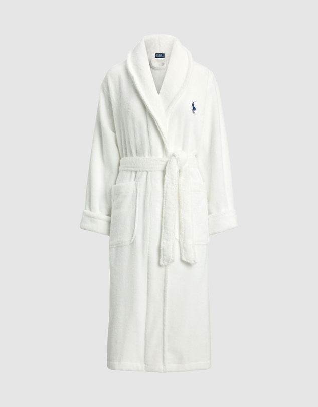 Polo Ralph Lauren - Polo Bear Short Woven Cotton Terry Robe