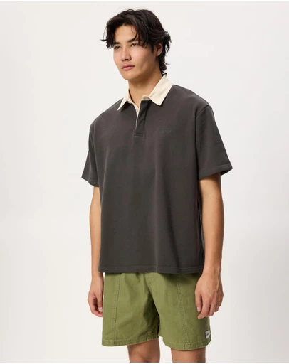 Rhythm - Koa SS Rugby Polo