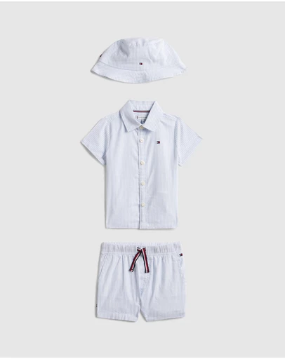Tommy Hilfiger - Ithaca Short Shirt Hat Giftbox - Baby