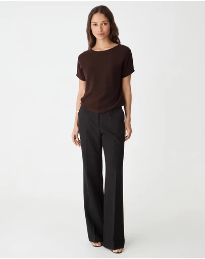 Forcast - Brandy Relaxed Cotton Knit Top