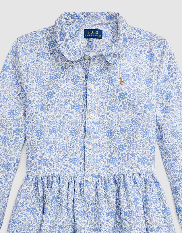 Polo Ralph Lauren - Floral Cotton Oxford Shirtdress - Teens
