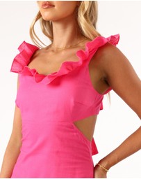 Petal & Pup - Libbie Mini Dress - Hot Pink