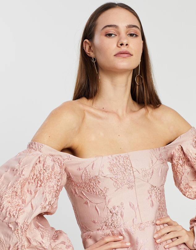 Asilio - Off-Shoulder With Volume Long Sleeve Dress