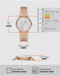 Armani Exchange - Rose Gold Tone Analogue Watch