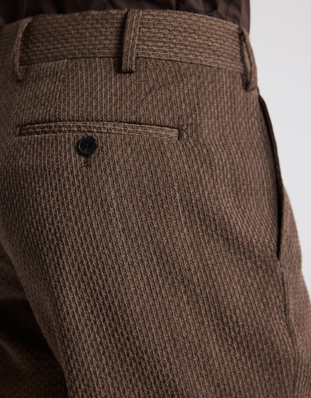 Calibre - Slim Micro Jacquard Wool Pant Mocha