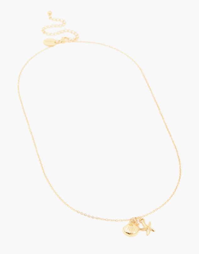 Lovisa - Waterproof Gold Plated Stainless Steel Sea Theme Necklace