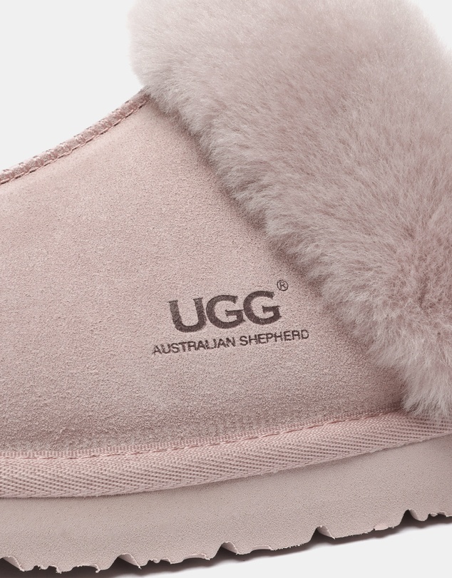 EVERAU - Australian Shepherd Ugg Muffin Slipper Special Cow Suede Upper House Shoes