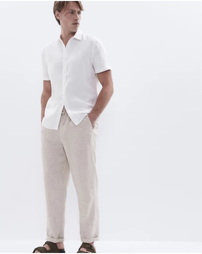UNISON - Linen Pull On Pant