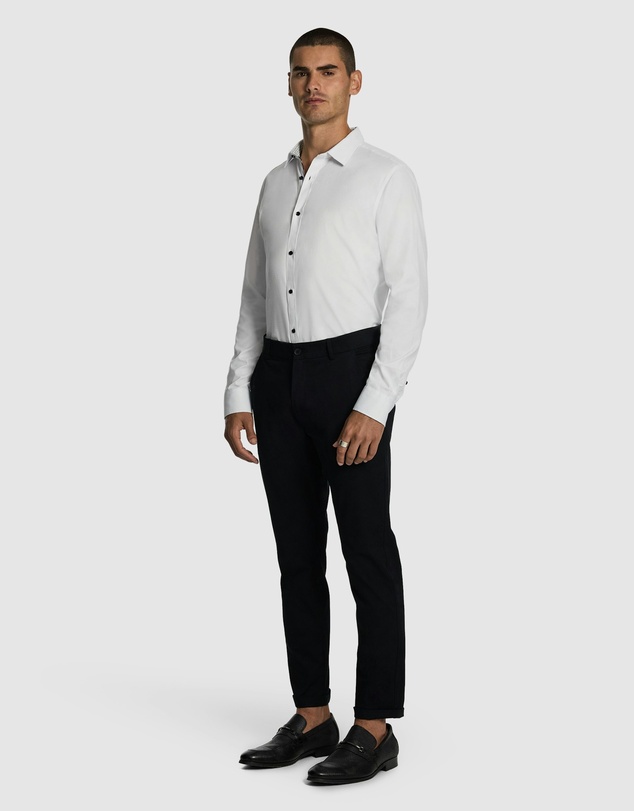yd. - Heart Textured Slim Shirt