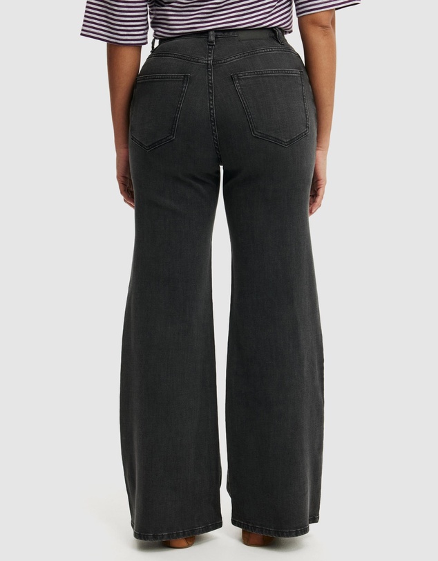 Cotton On - Curvy Stretch Wide Jeans