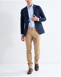3 Wise Men - 3 Wise Men Huxton Cotton Blazer - Navy