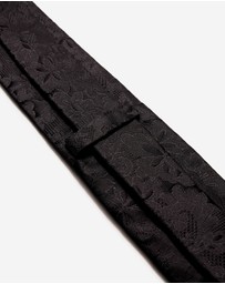 Calibre - Noir Botanique Jacquard Tie Black