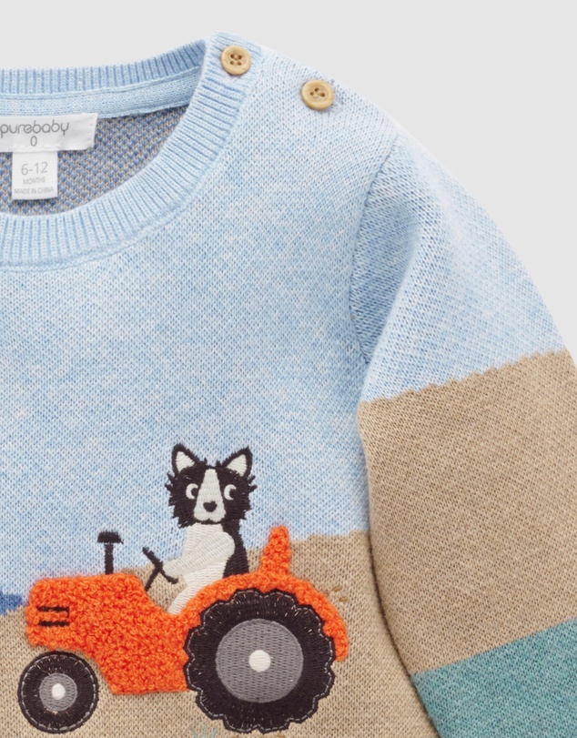 Purebaby - Pasture Jumper - Babies-Kids