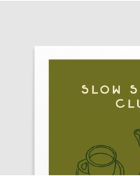 Olive et Oriel - Slow Sunday Club by Treechild Art Print